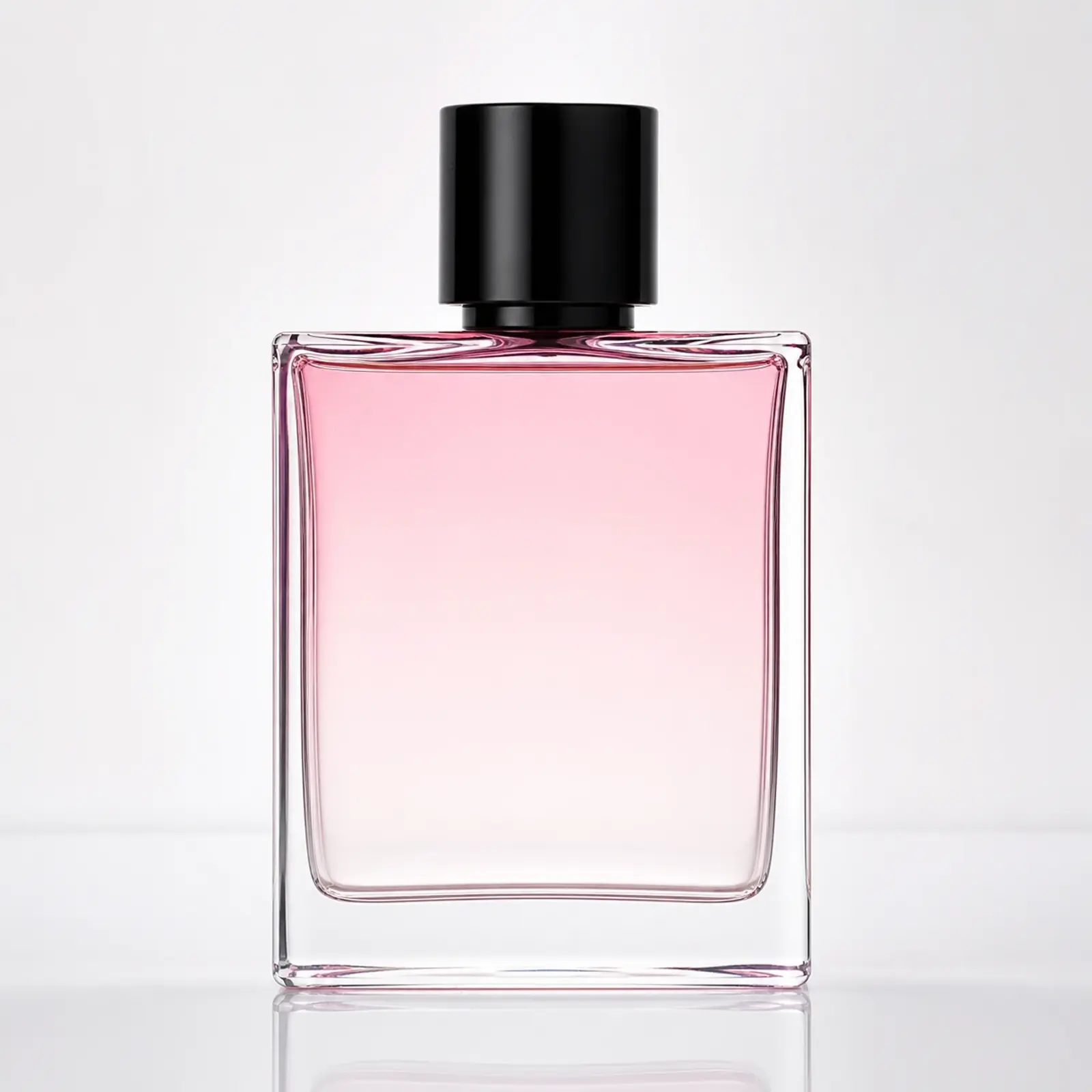 Flat Square Perfume glass perfume bottle with sprayer and cap - packing view