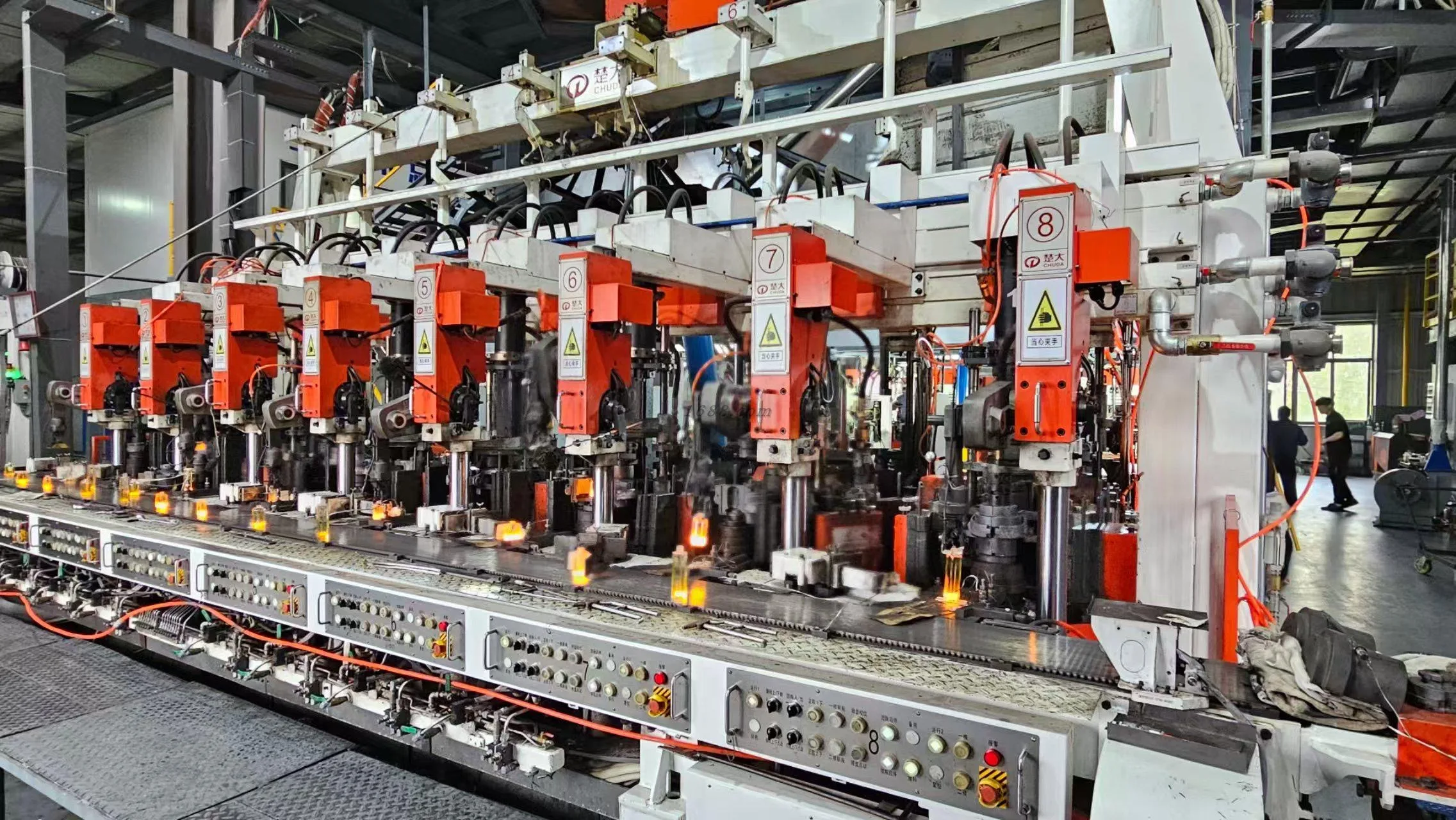 Glass bottle production line for custom packaging orders