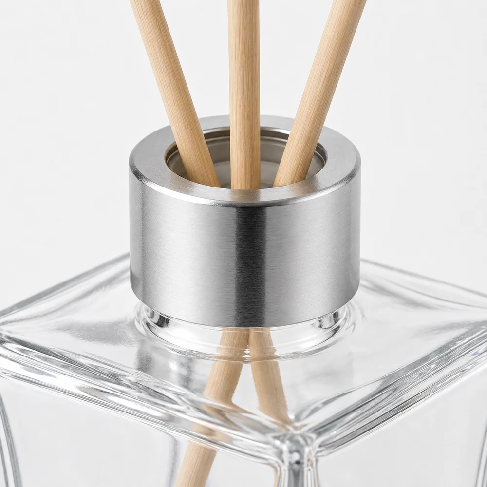 Reed Diffuser Bottle Set with cap and stopper - packing view