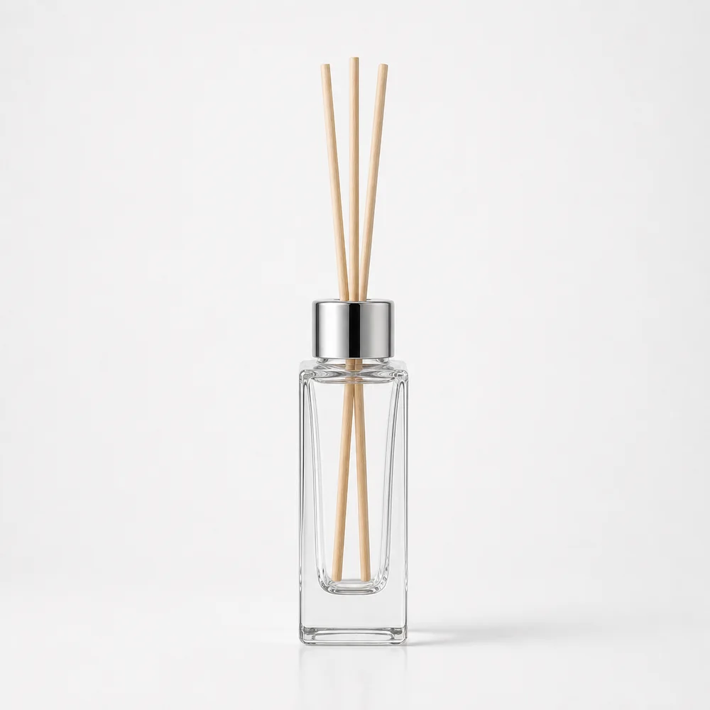 Reed Diffuser Bottle Set with cap and stopper - decoration view
