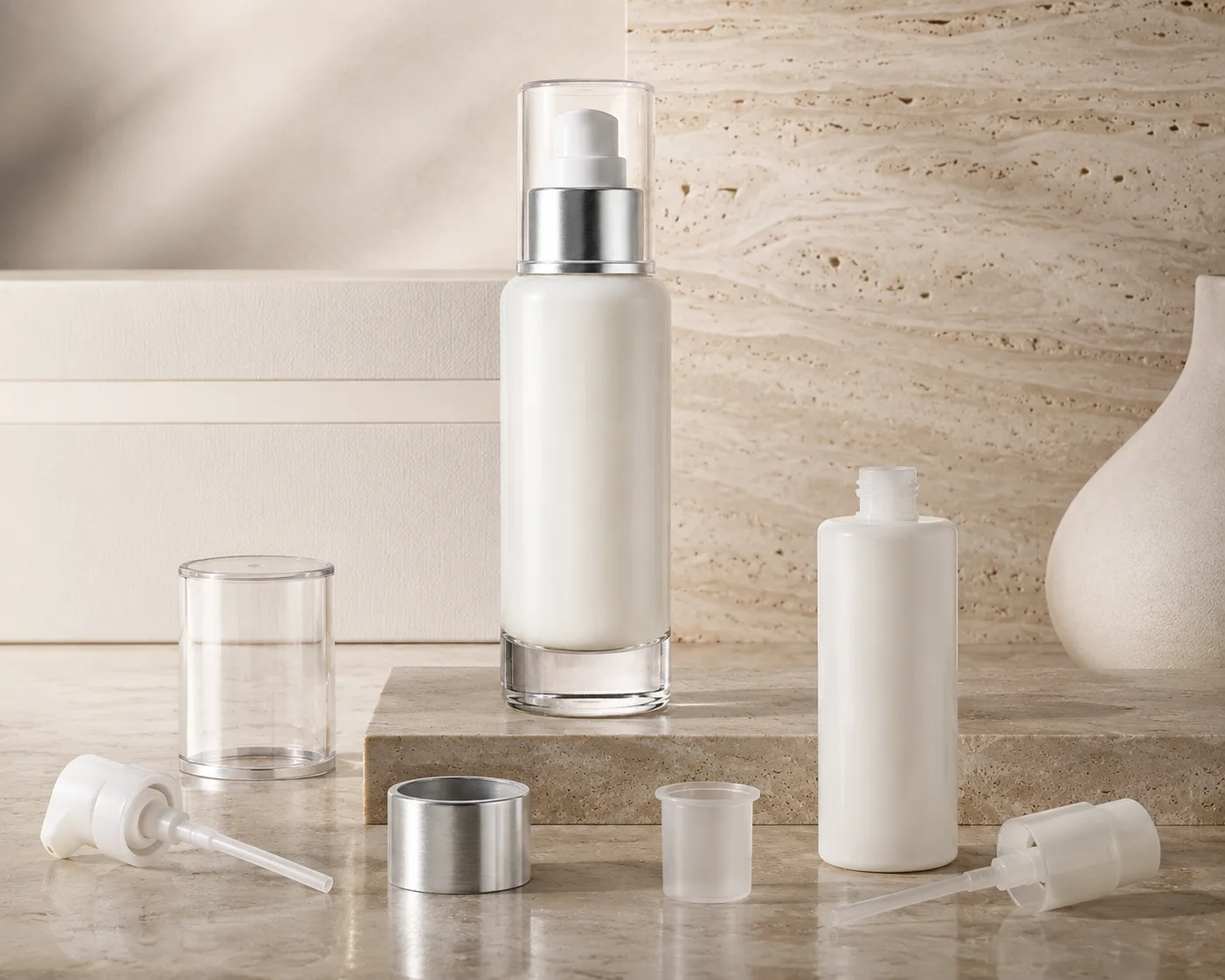 Glass Essence Bottle shown from a secondary angle with the container profile visible.