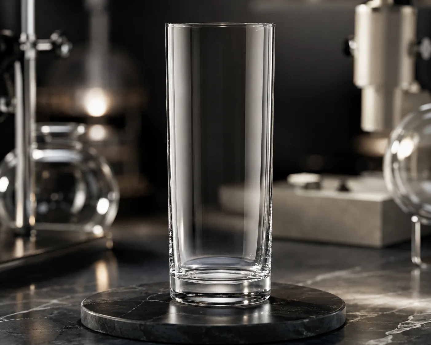 Collins Glass in a coordinated hospitality table presentation.