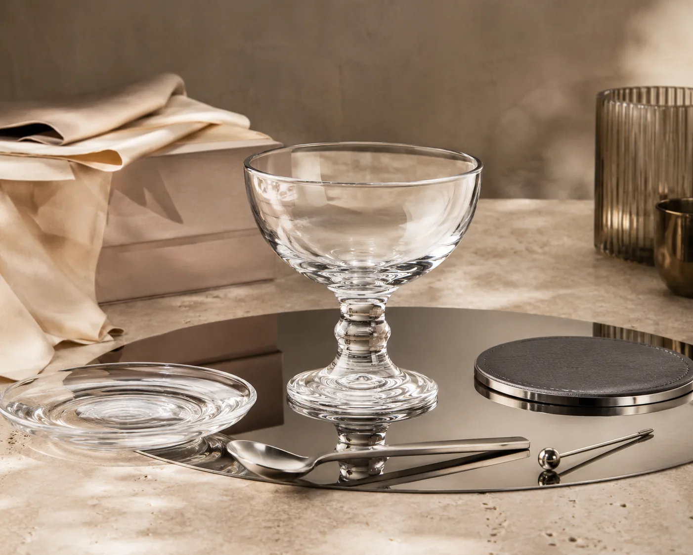 Dessert Cup shown from a secondary angle with the bowl and rim visible.