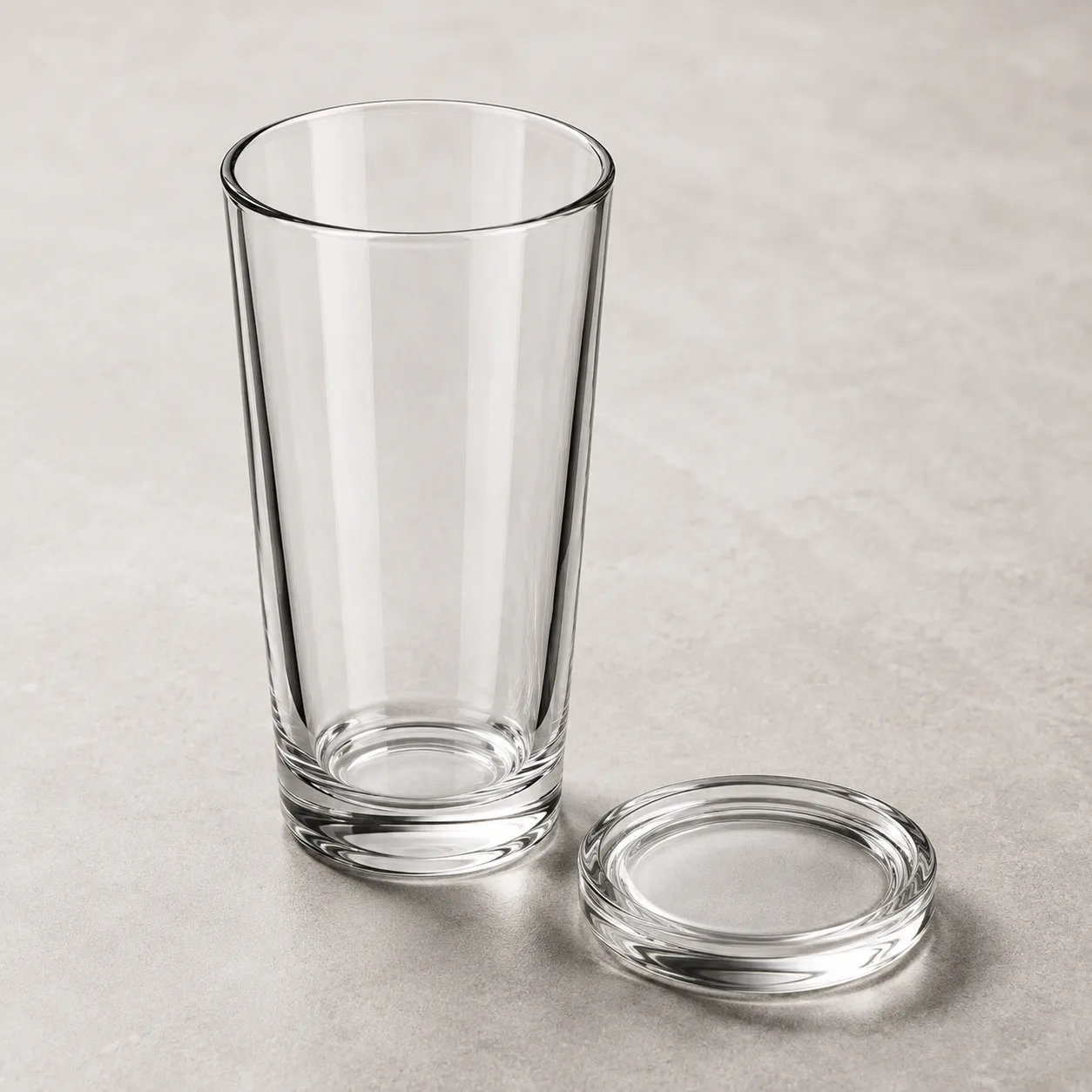 Angled side view of Juice Tumbler showing the outer profile