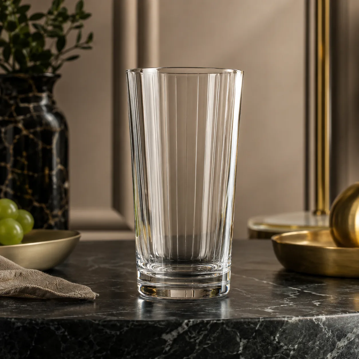 Detail view of Juice Tumbler showing rim or base detail