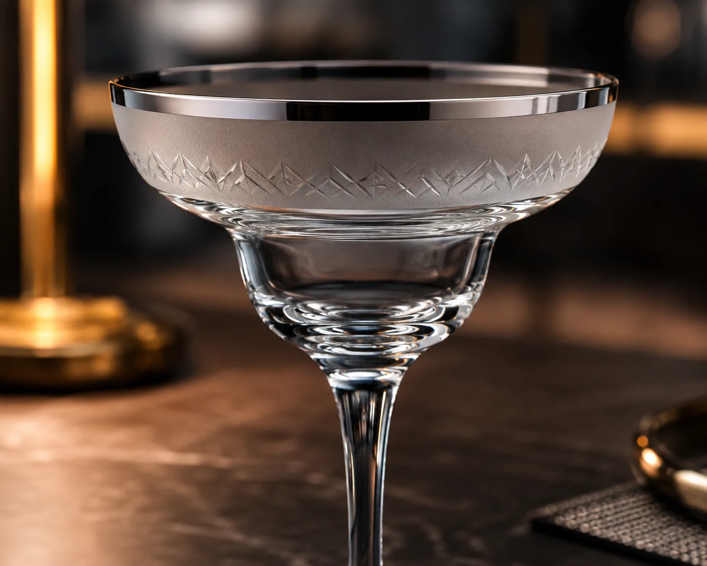 Margarita Glass in a coordinated hospitality table presentation.
