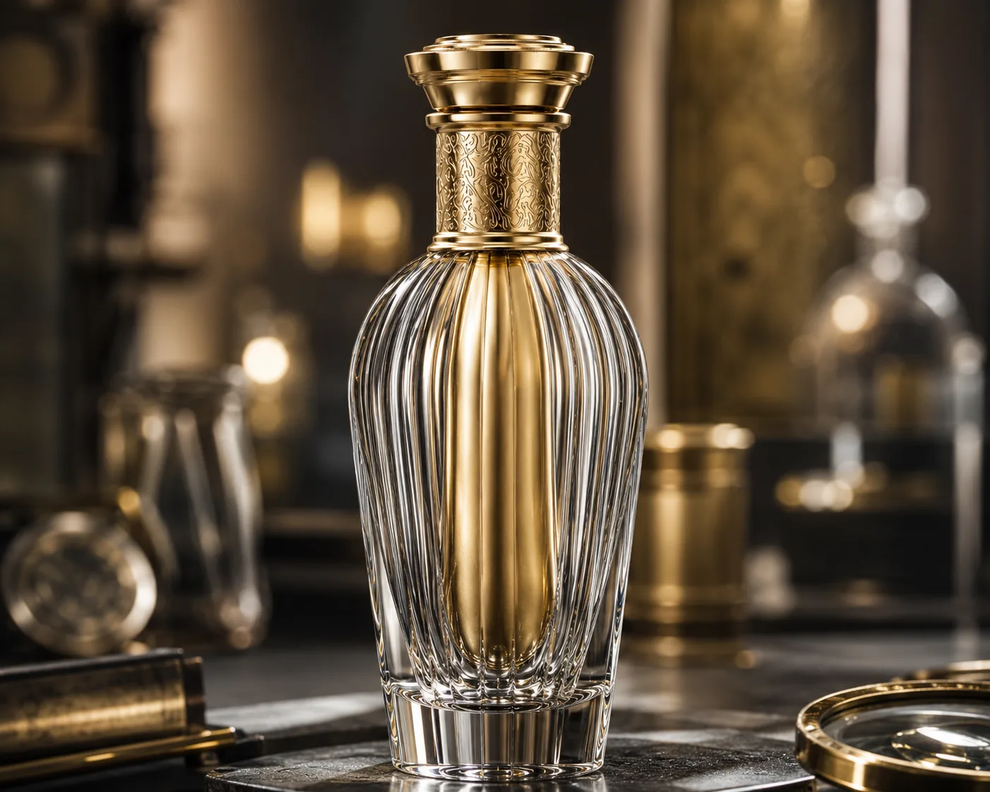 Baijiu Bottle in a coordinated bar or gift-packaging display.