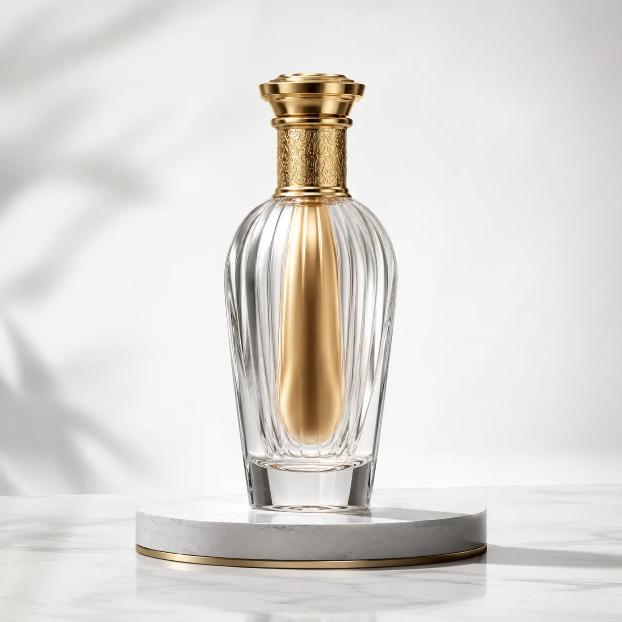 Baijiu Bottle front view with visible baijiu bottle form