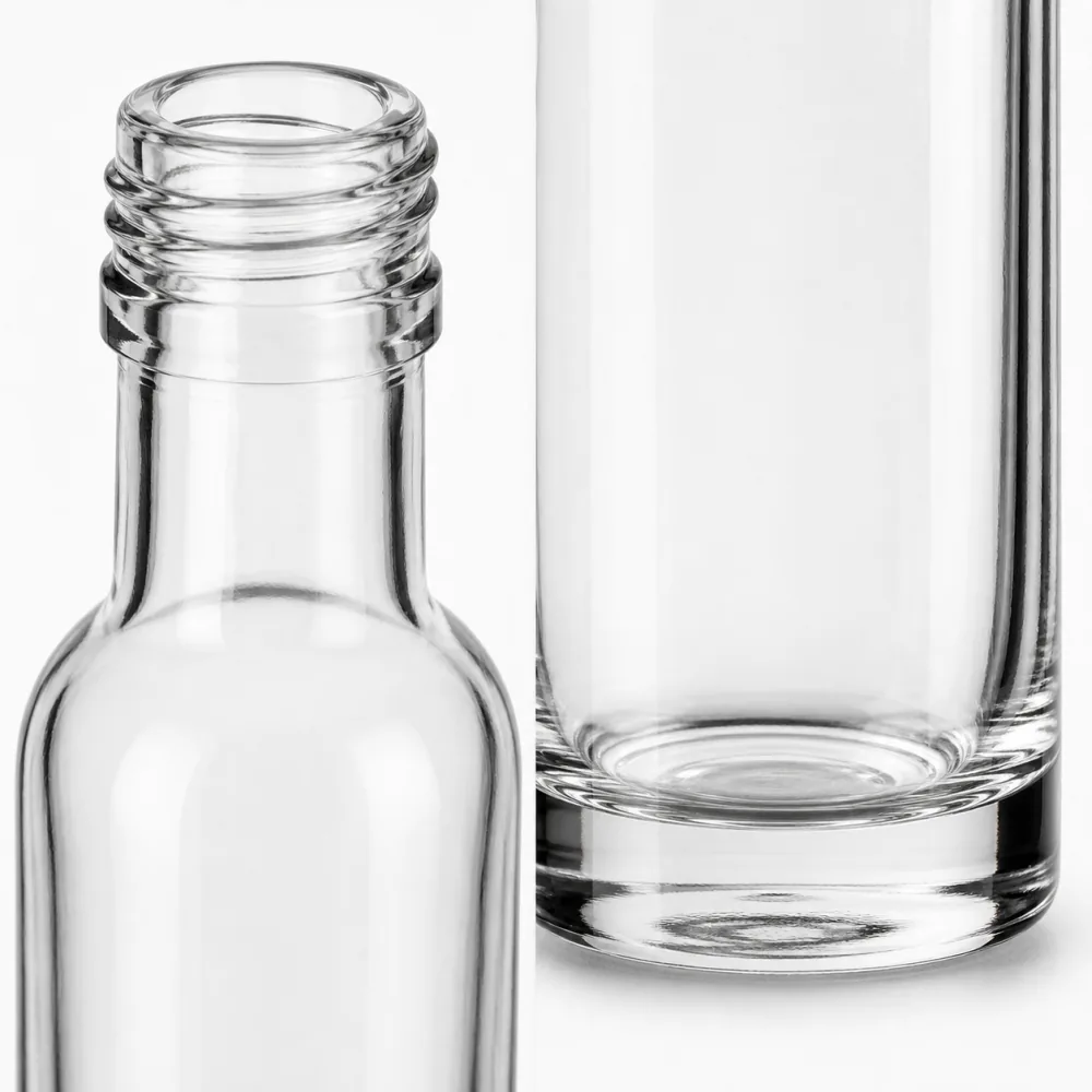 Mini Liquor Glass Bottle with closure for liquor packaging - packing view