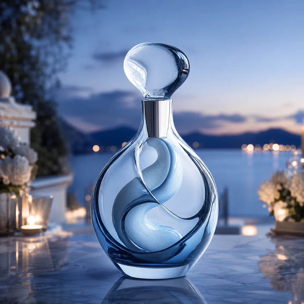 Ethereal Elegance Perfume Bottle Collection closure or decoration detail