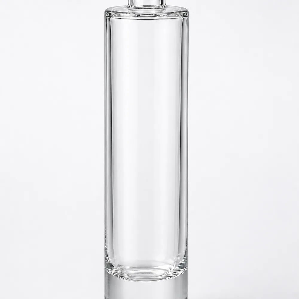 Drop Profile Cosmetic Bottle and Jar Set with pump, dropper and cream jar lid - closure detail