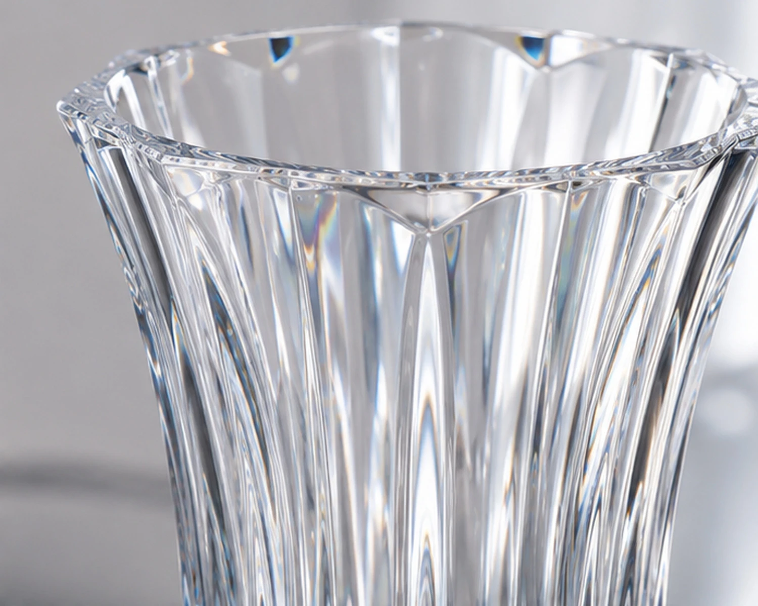 crystal texture shape detail image of Crystal Decorative Glass Vase