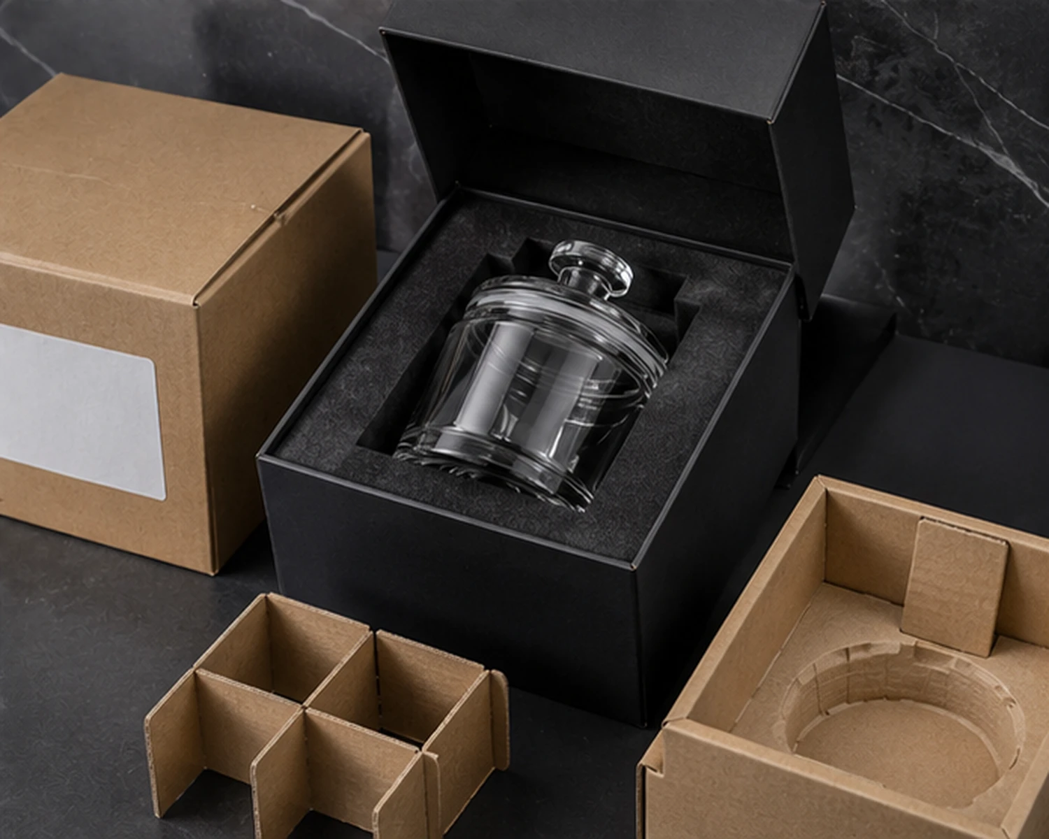 retail packaging image of Crystal Food Storage Jar