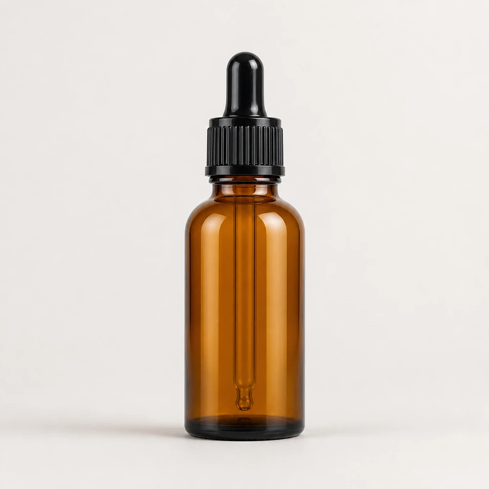 Aromatherapy Oil Bottle with closure for essential oil packaging - decoration view