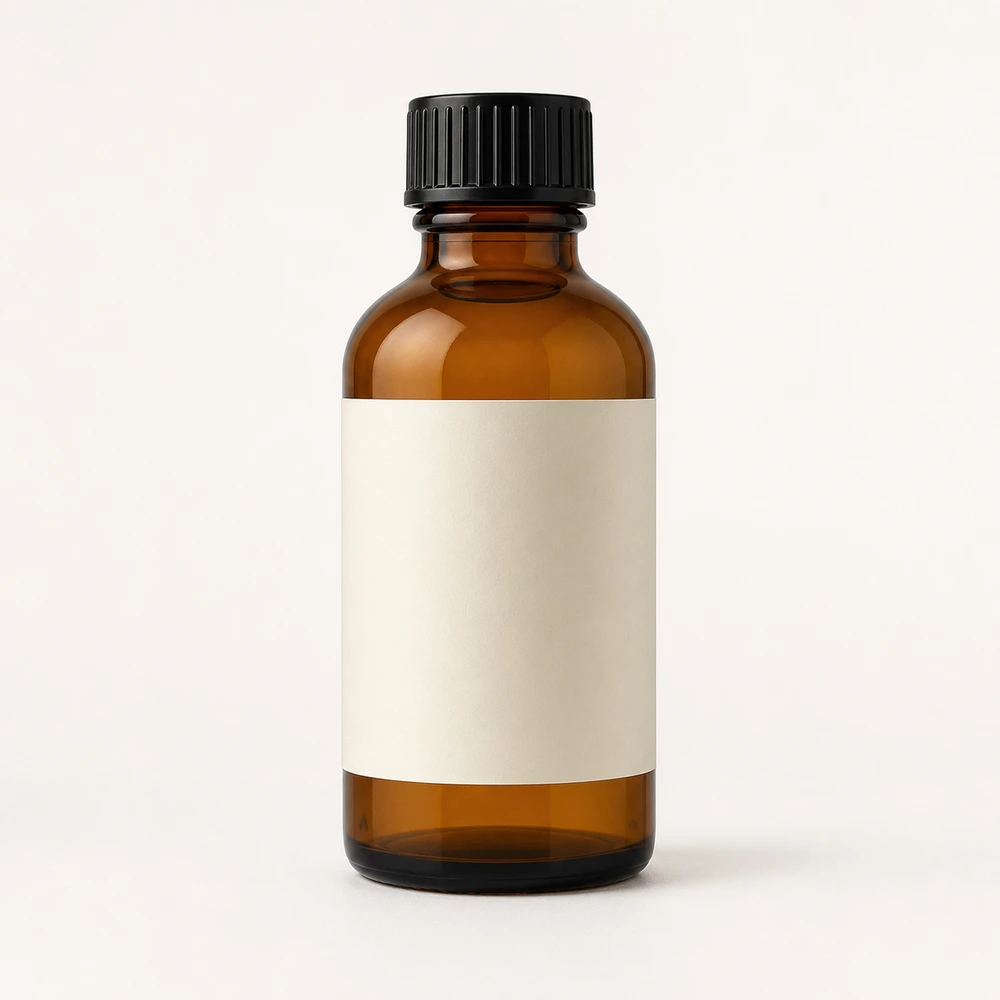 Boston Round Essential Oil Bottle with closure for essential oil packaging - decoration view