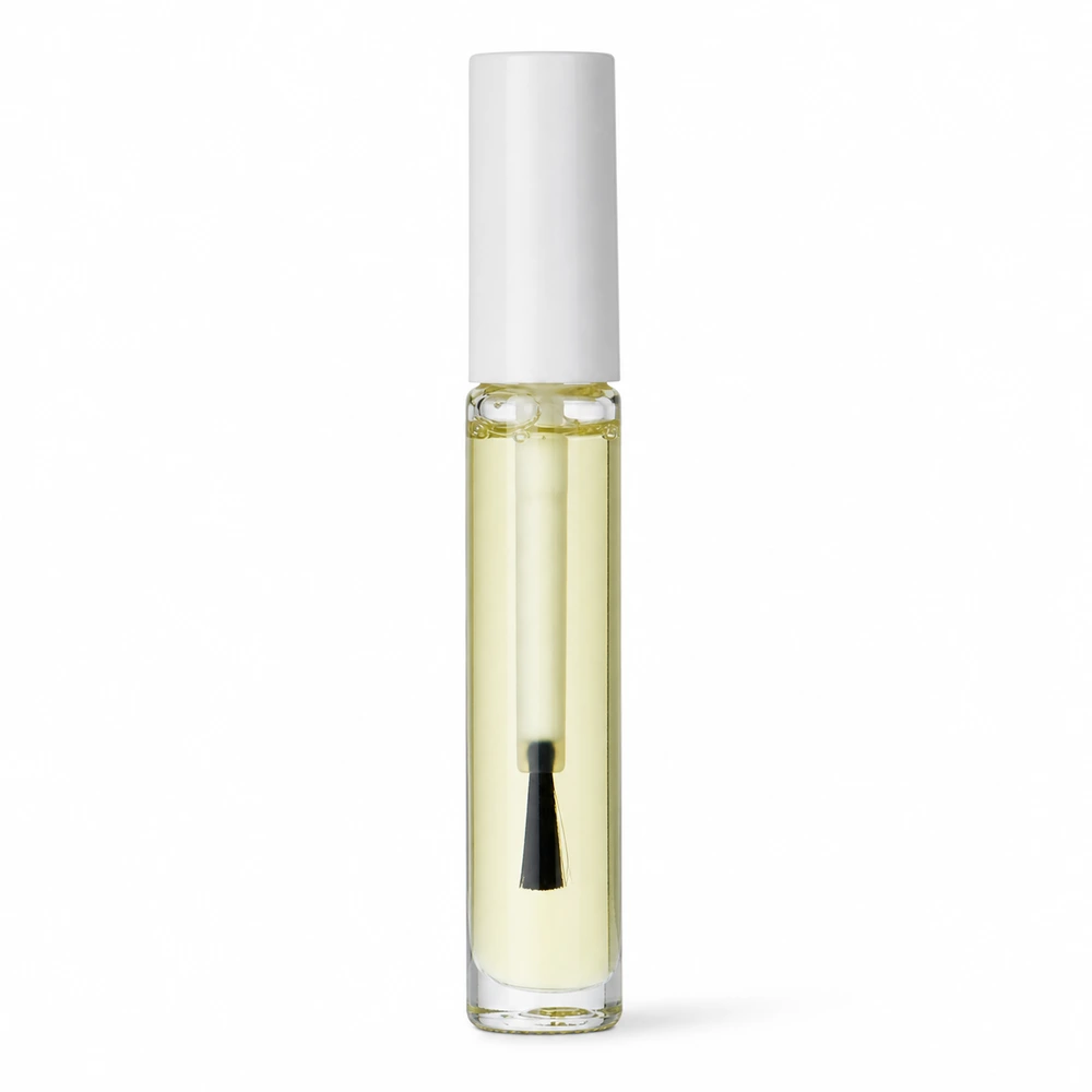 Cuticle Oil Bottle with closure for essential oil packaging - front view