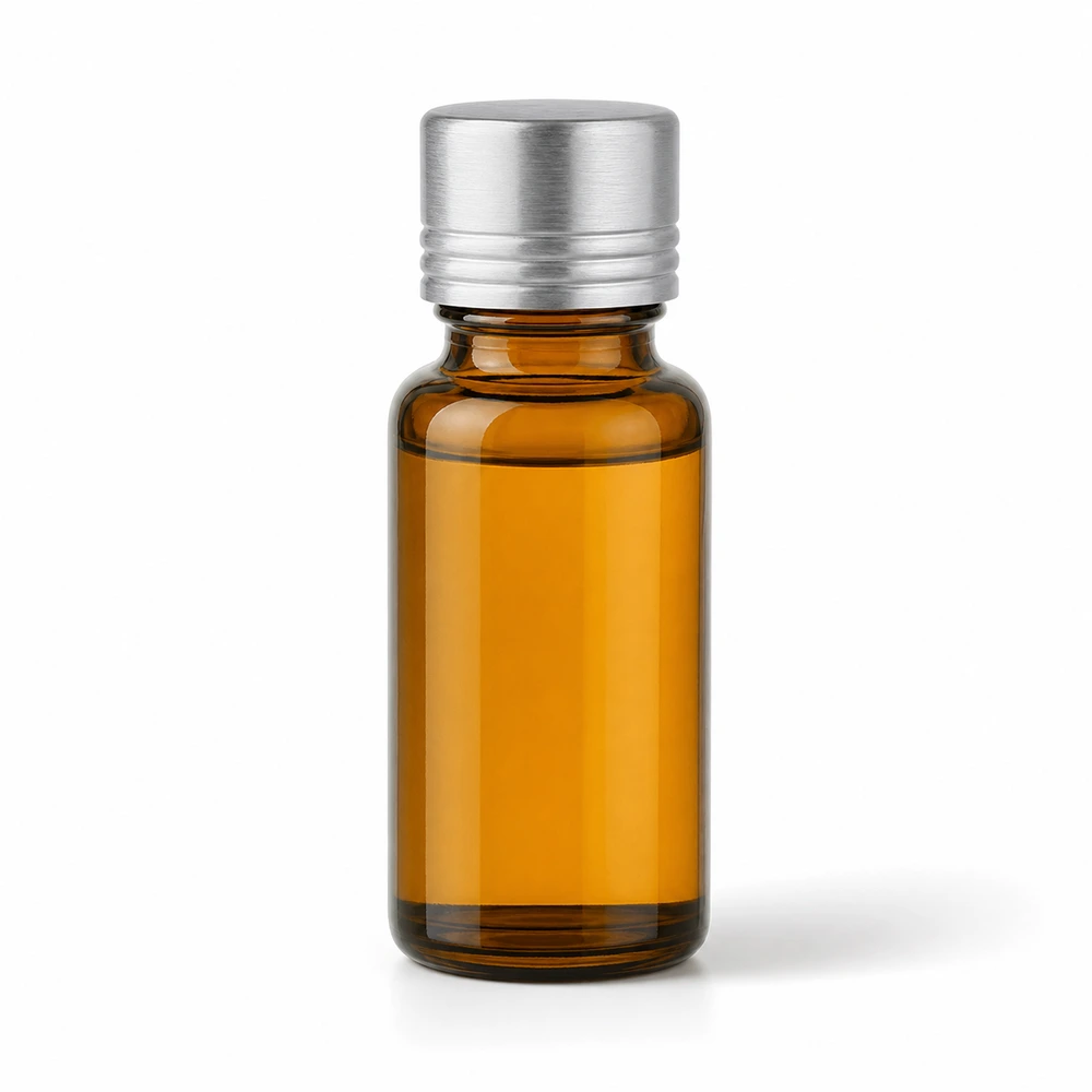 Essential Oil Aluminum Cap Bottle with closure for essential oil packaging - front view