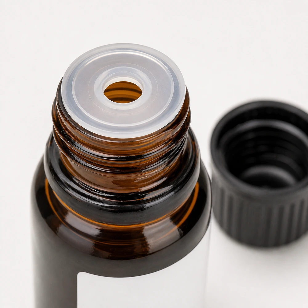 Essential Oil Bottle with Orifice Reducer with closure for essential oil packaging - packing view