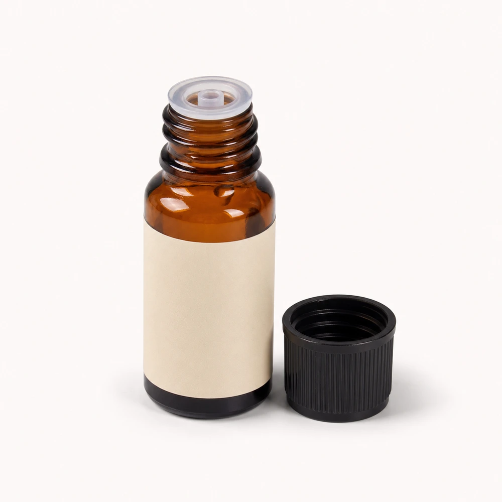 Essential Oil Bottle with Orifice Reducer with closure for essential oil packaging - front view