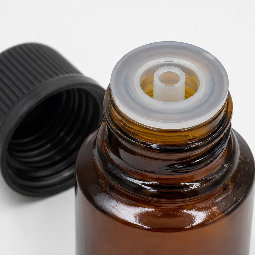Essential Oil Insert Plug Bottle with closure for essential oil packaging - packing view