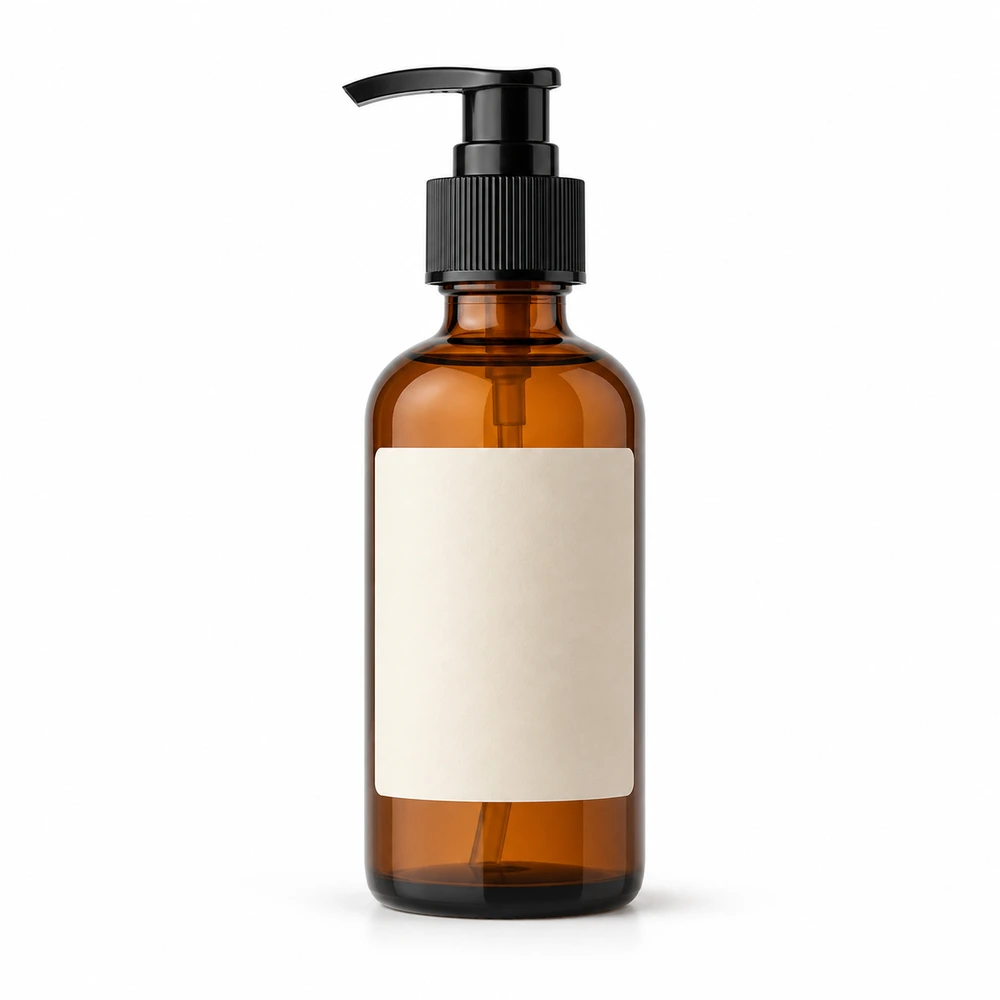 Essential Oil Pump Bottle with closure for essential oil packaging - decoration view