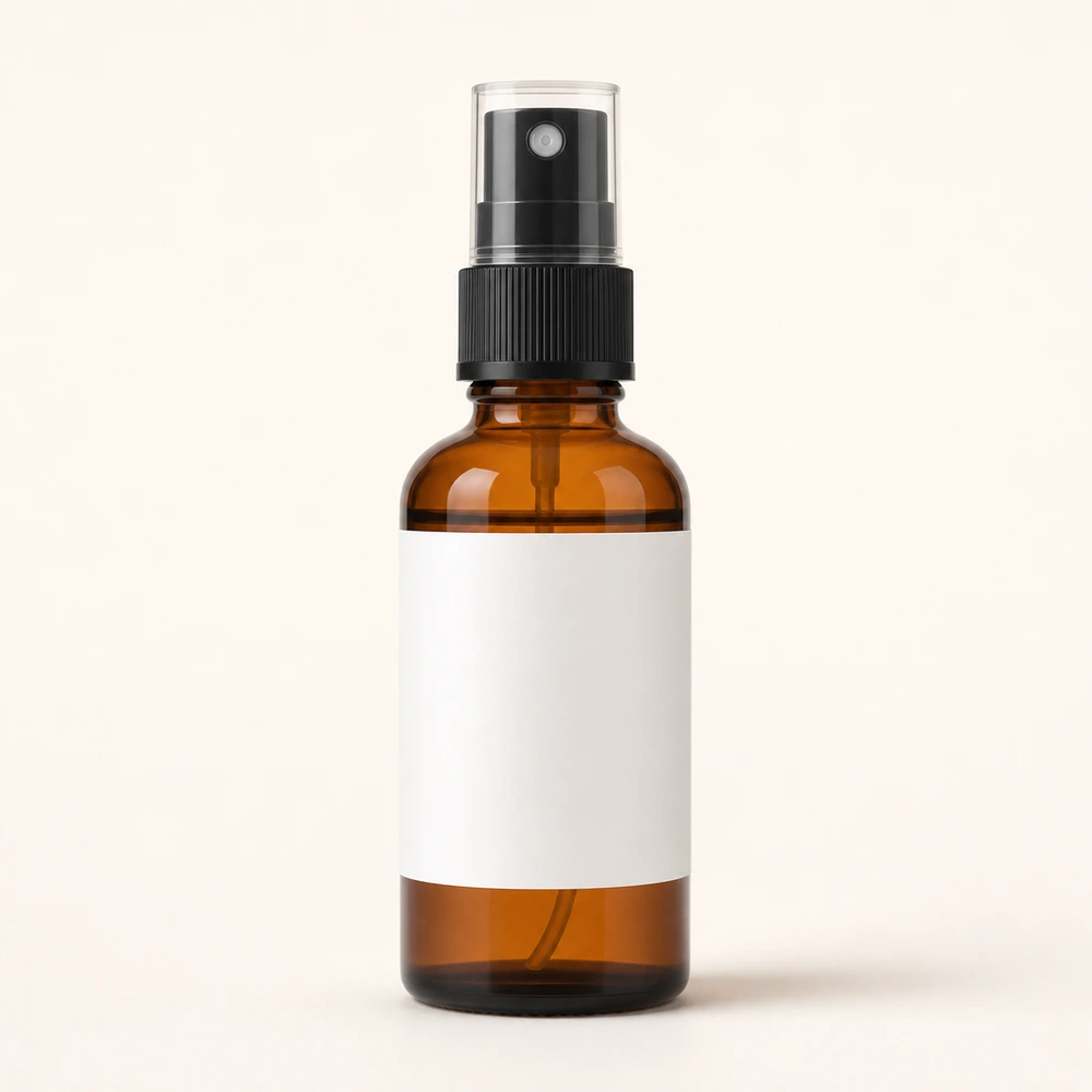 Essential Oil Spray Bottle with closure for essential oil packaging - decoration view