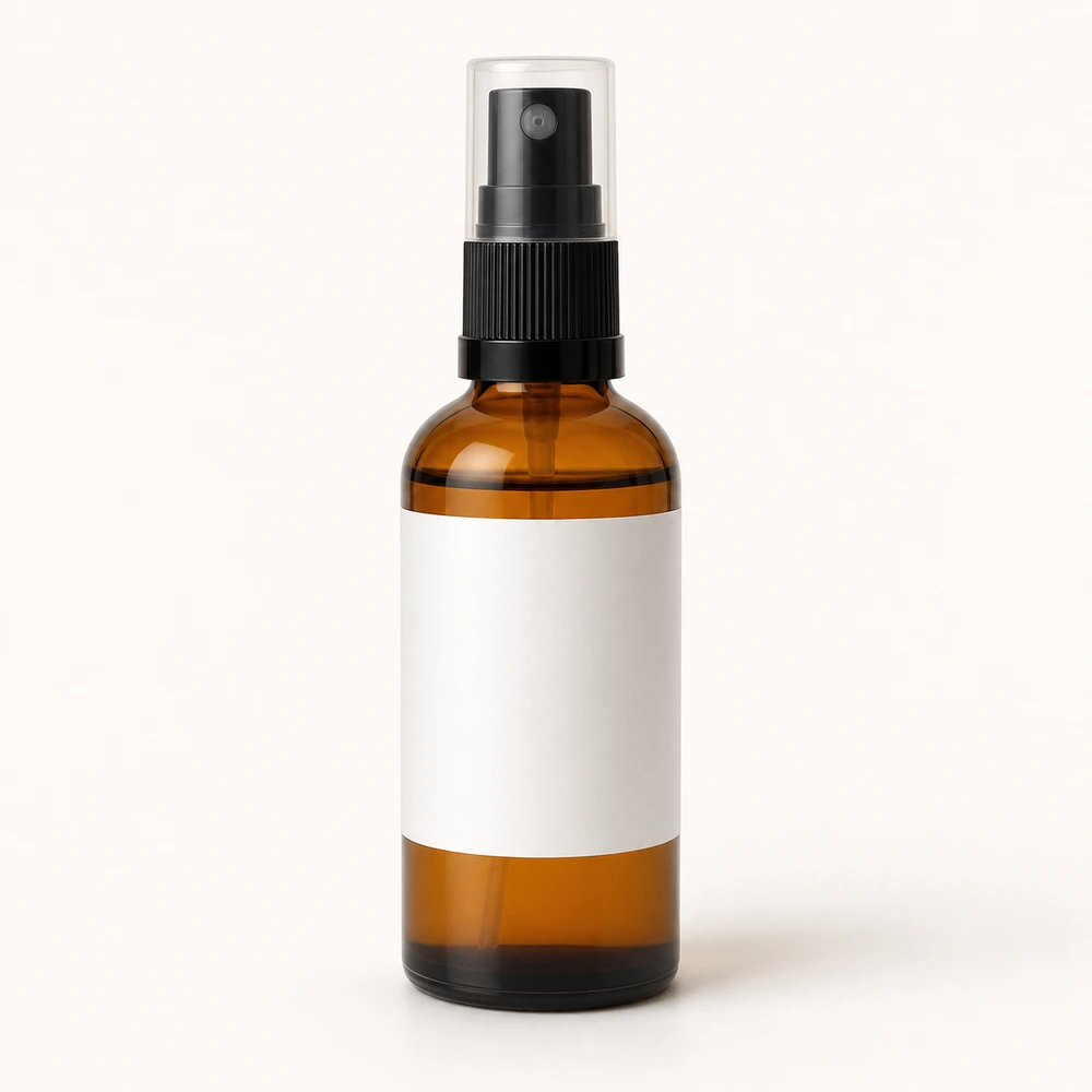Essential Oil Spray Bottle with closure for essential oil packaging - front view