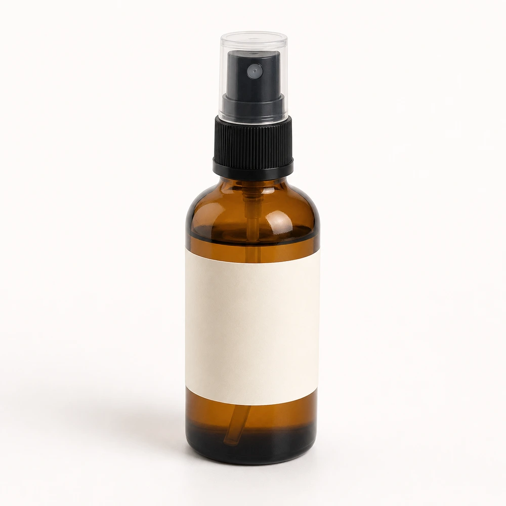 Essential Oil Spray Bottle with closure for essential oil packaging - closure detail
