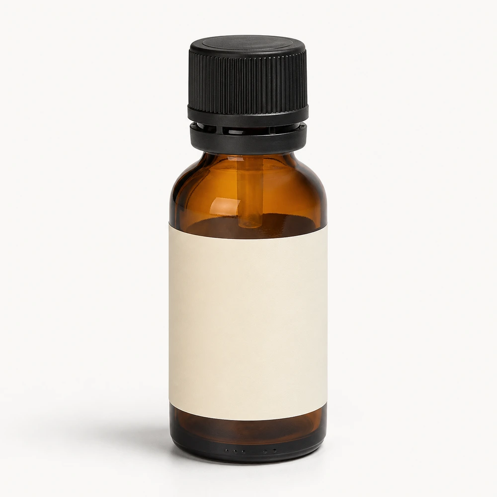 Euro Dropper Essential Oil Bottle with closure for essential oil packaging - closure detail
