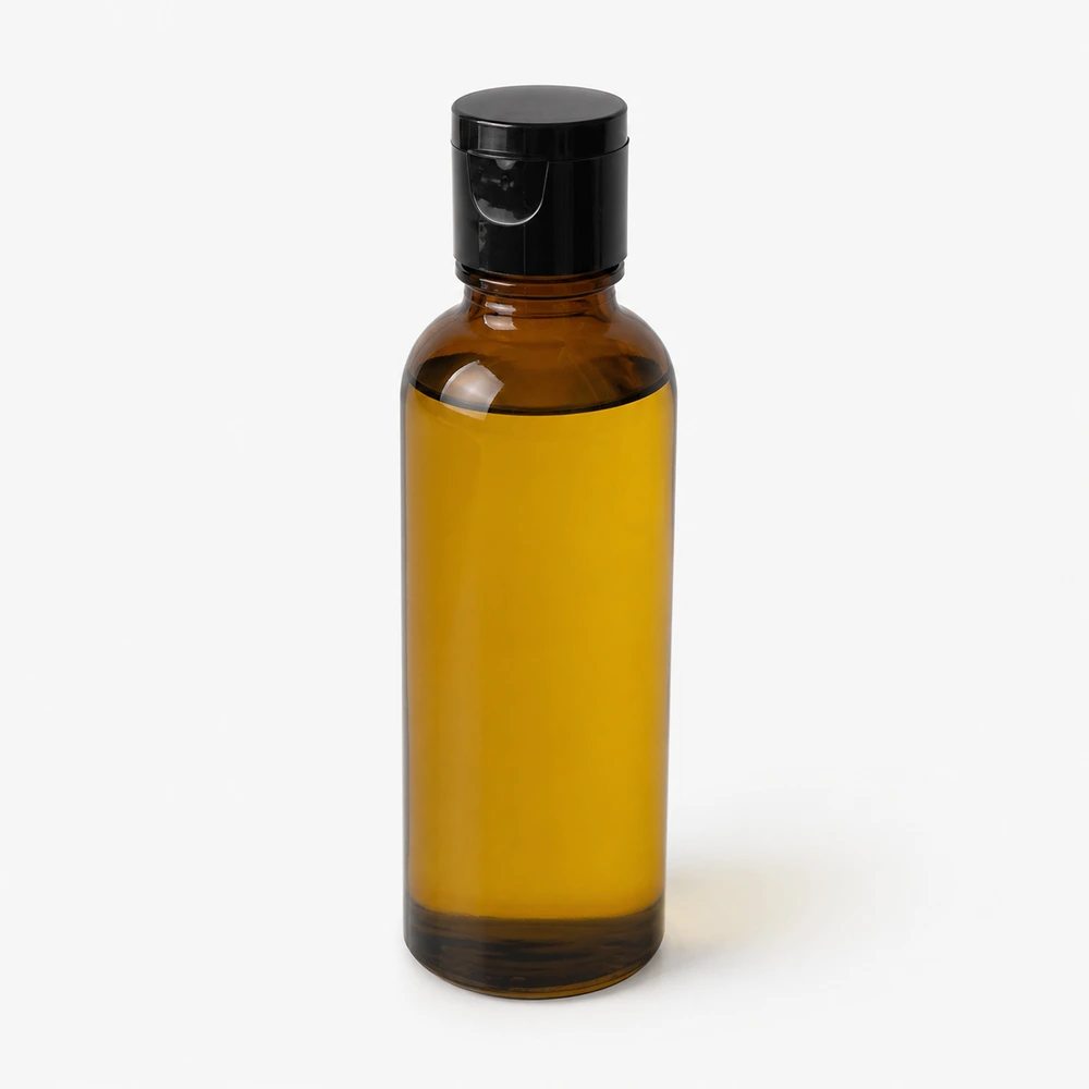 Massage Oil Glass Bottle with closure for essential oil packaging - closure detail