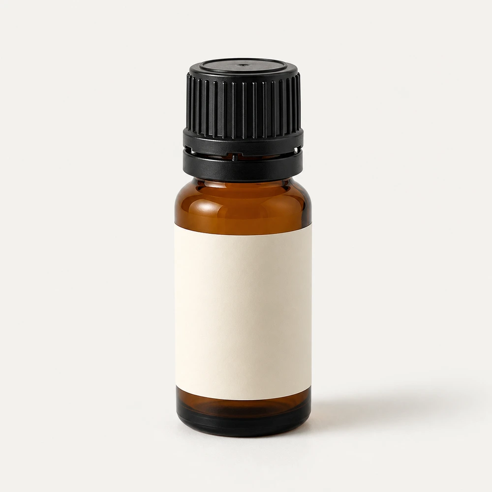 Tamper Evident Essential Oil Bottle with closure for essential oil packaging - front view