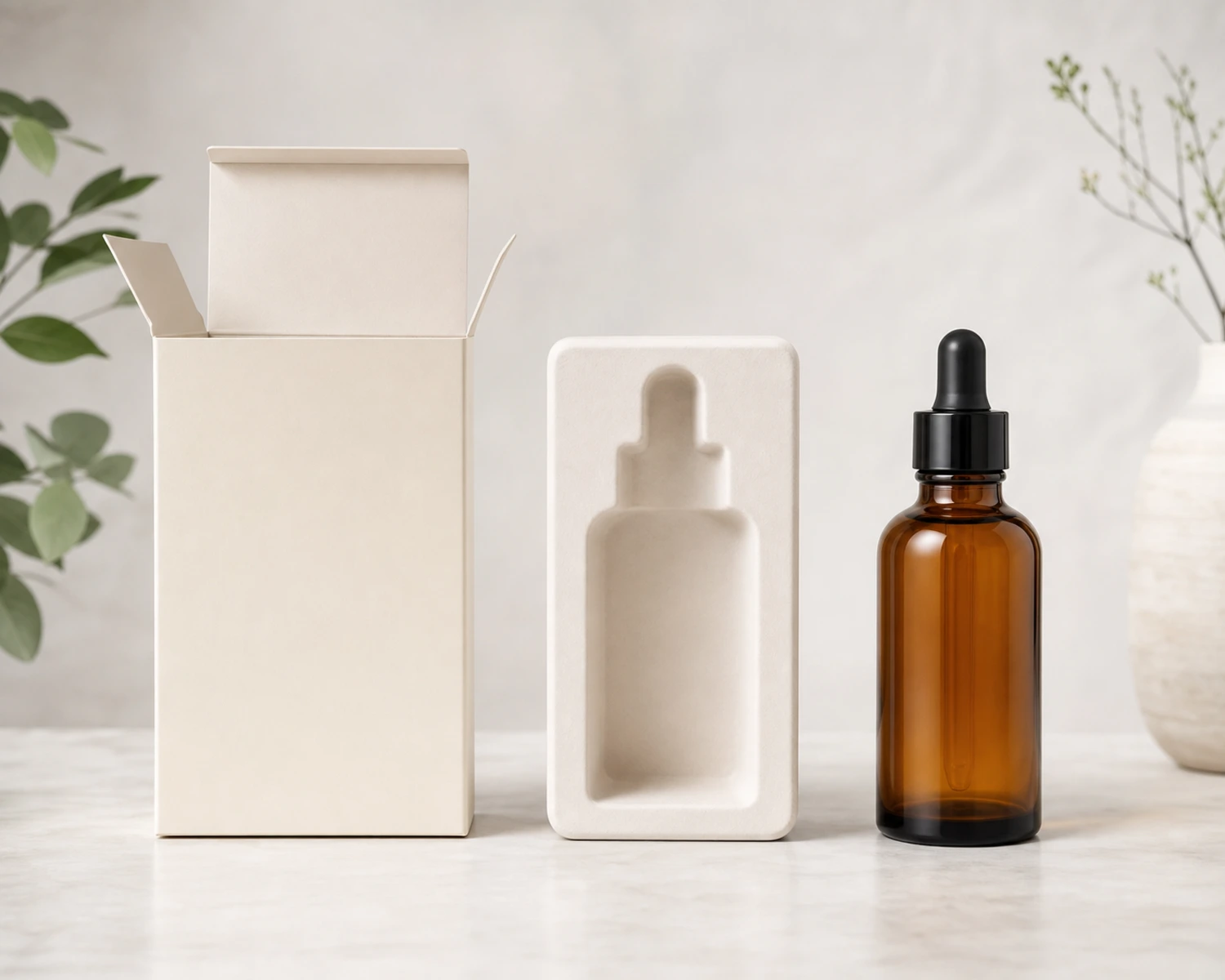 Aromatherapy Oil Bottle box packaging presentation for aromatherapy oil bottle, aromatherapy glass bottle 10ml, wellness oil packaging