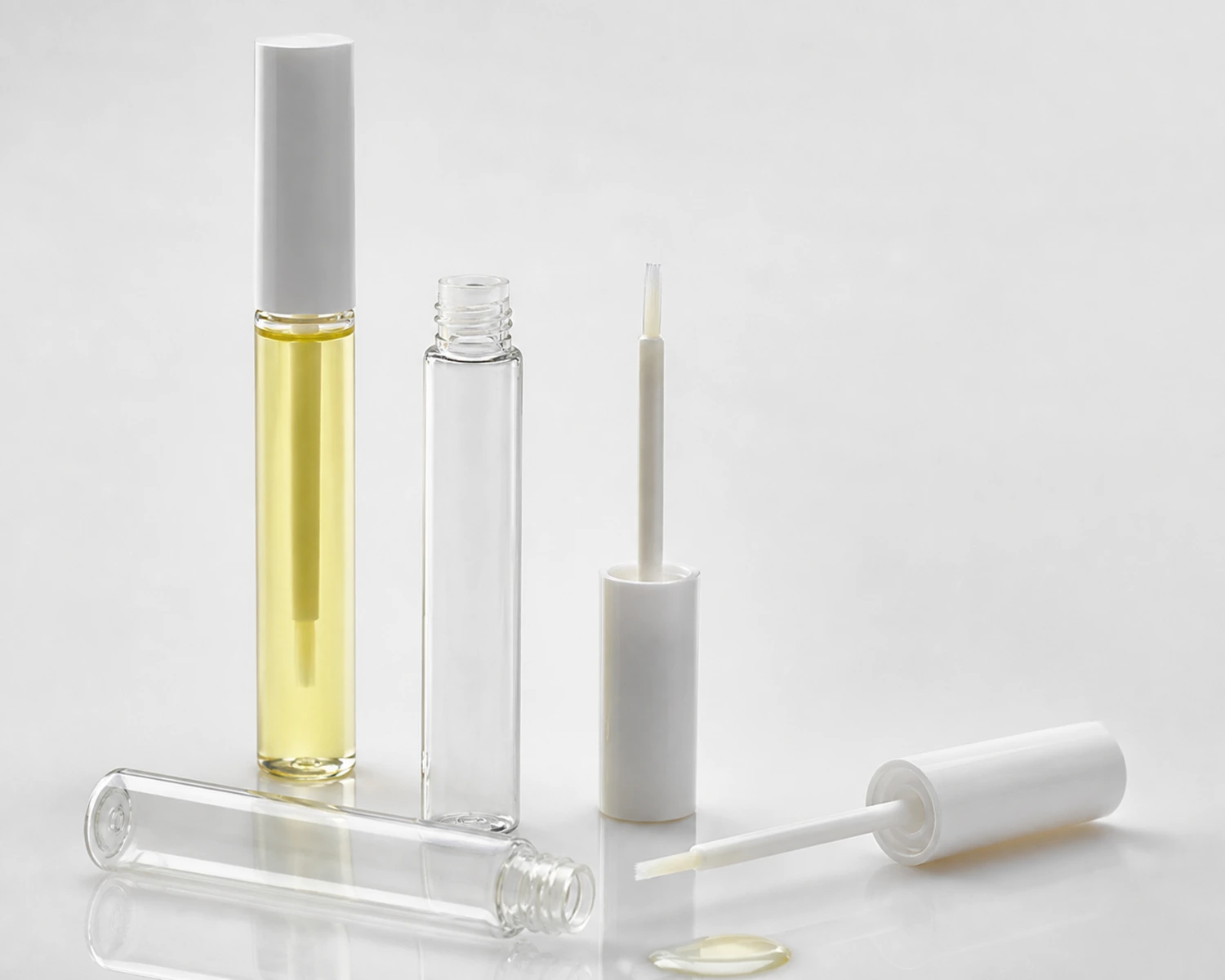 Cuticle Oil Bottle accessories and closure detail for cuticle oil bottle, 10ml cuticle oil bottle, glass nail oil bottle