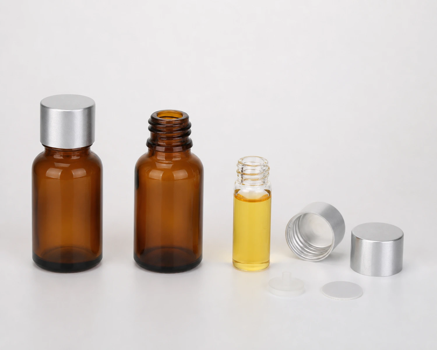 Essential Oil Aluminum Cap Bottle accessories and closure detail for essential oil aluminum cap bottle, amber bottle with aluminum cap, 10ml oil bottle with metal cap