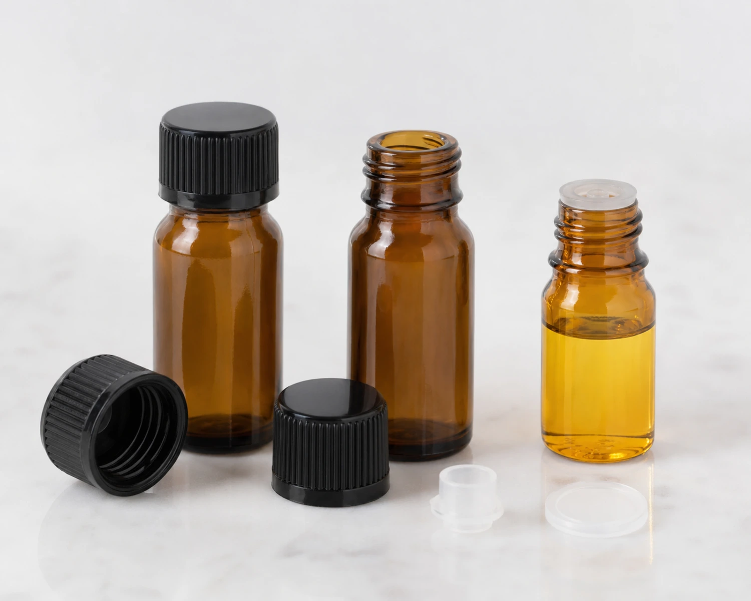 Essential Oil Screw Cap Bottle accessories and closure detail for essential oil screw cap bottle, amber screw cap bottle 30ml, glass bottle with screw cap