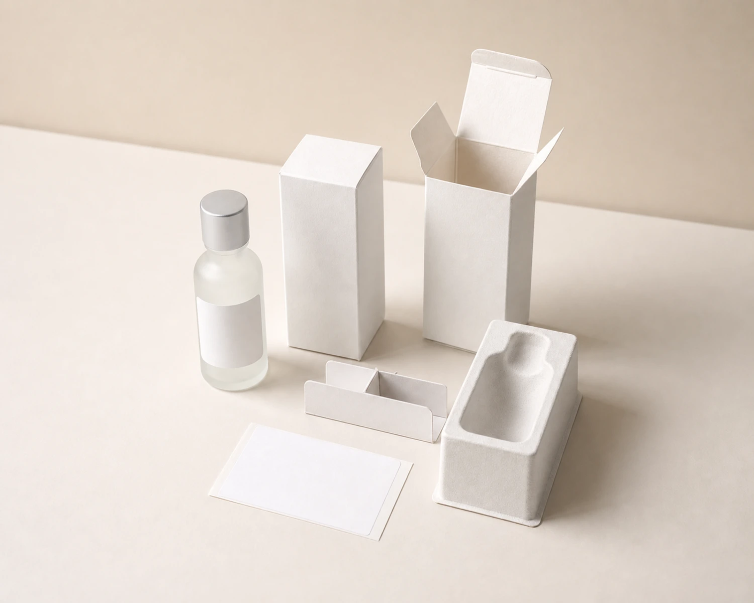 Frosted Essential Oil Bottle box packaging presentation for frosted essential oil bottle, frosted glass dropper bottle 30ml, matte essential oil packaging