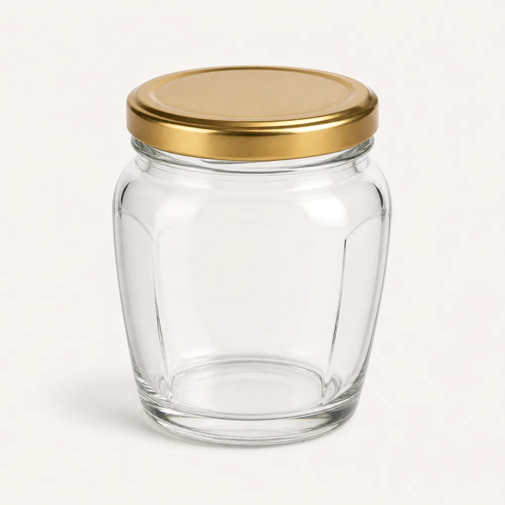 Honey Glass Jar with Lid | Honey Jar Packaging - closure detail