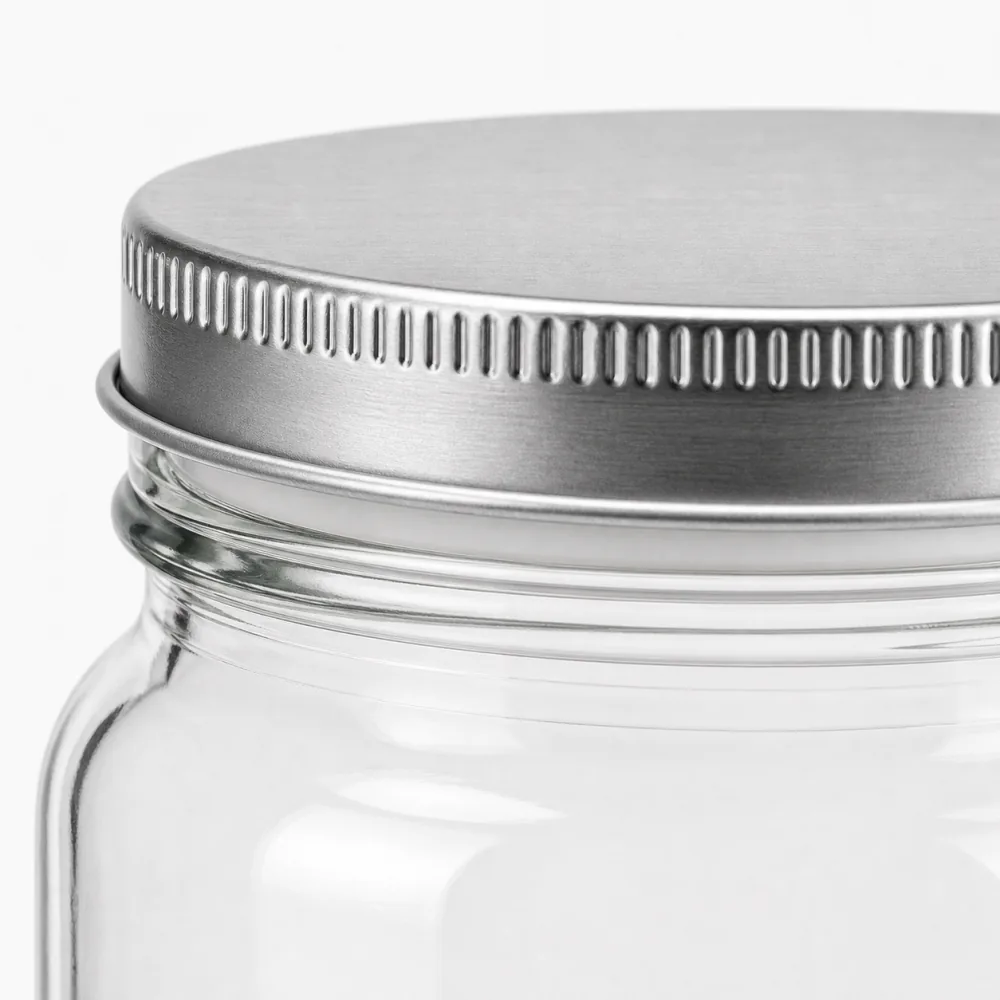 Jam Glass Jar with Twist-Off Lid | Sauce Jar Packaging - packing view