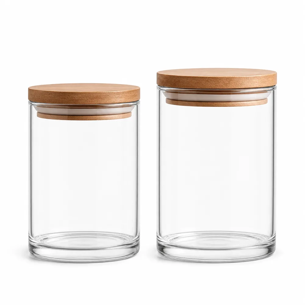 Sealed Glass Storage Jar with Lid | Glass Food Storage Jar - decoration view