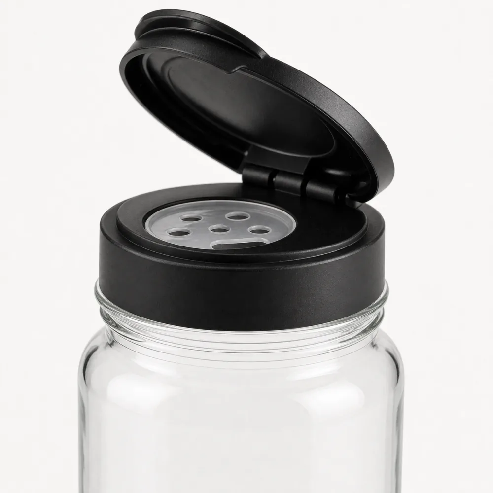 Spice Glass Jar with Shaker Cap | Glass Spice Jars - packing view