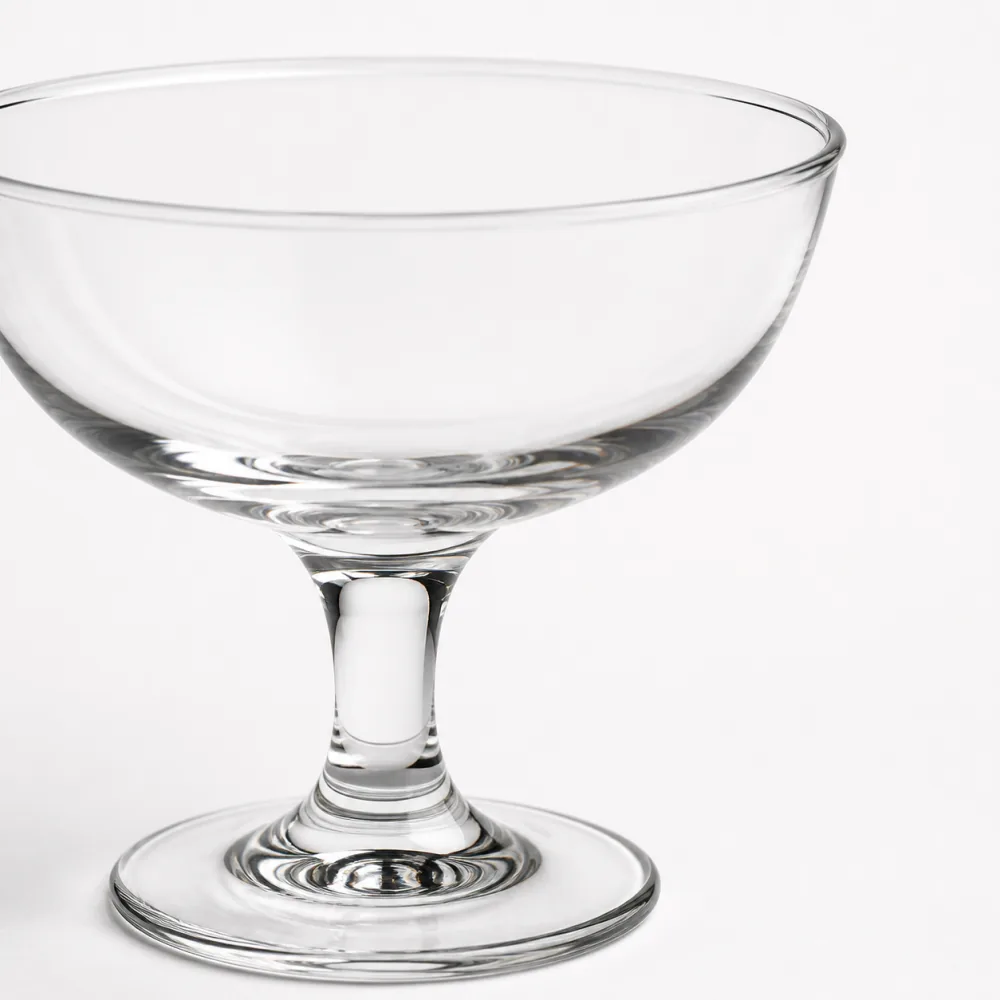 Cocktail Glass with smooth rim and stable base - packing view