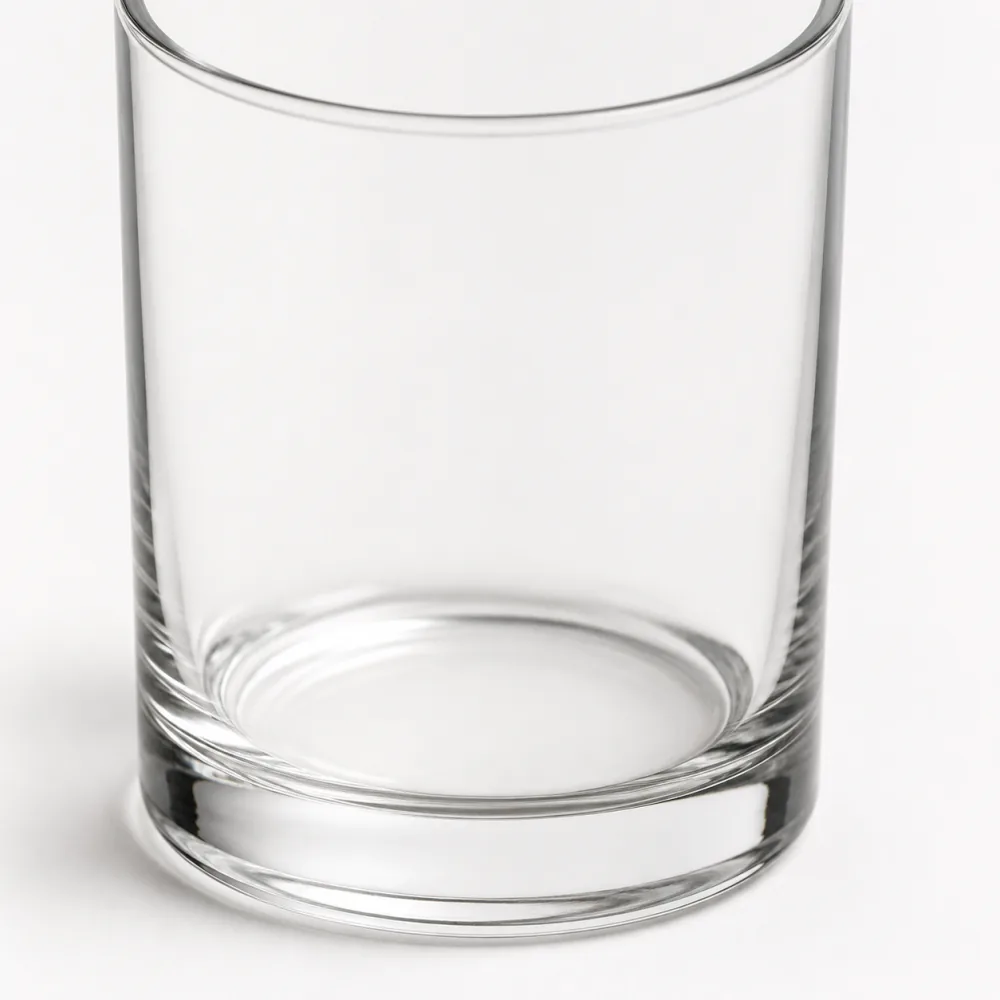 Straight Glass Cup with smooth rim and stable base - packing view