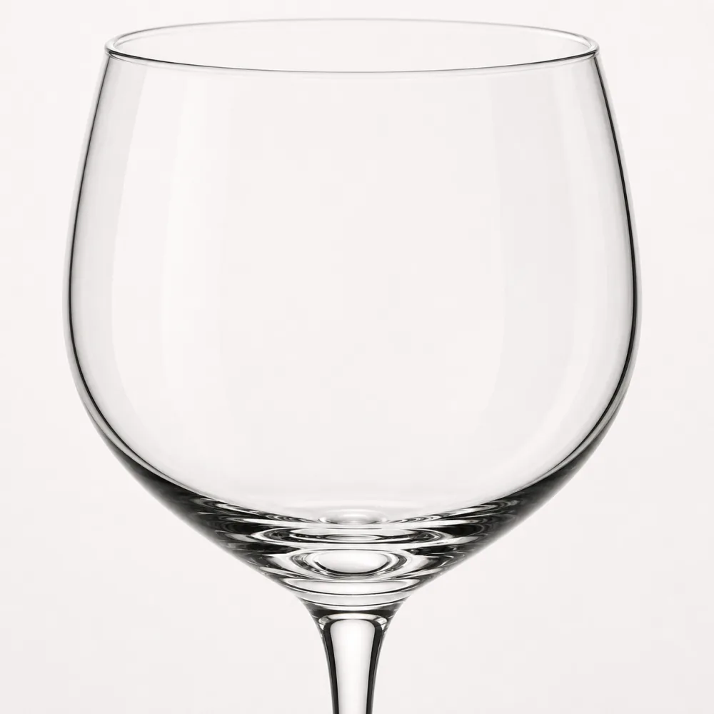 Wine Glass with smooth rim and stable base - packing view