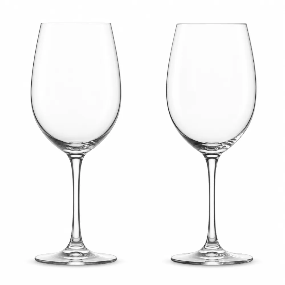 Wine Glass with smooth rim and stable base - decoration view