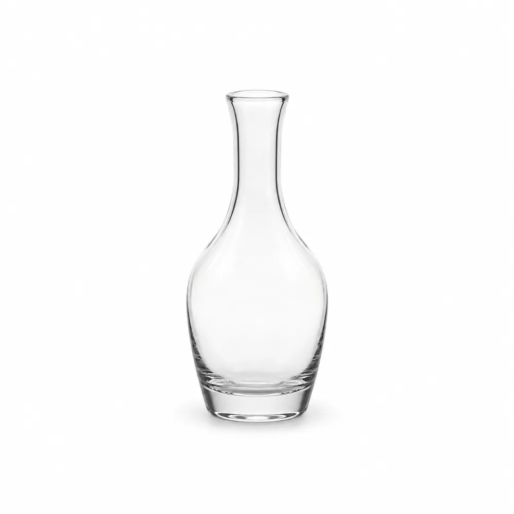 Bud Glass Vase for flower and home decor display - front view
