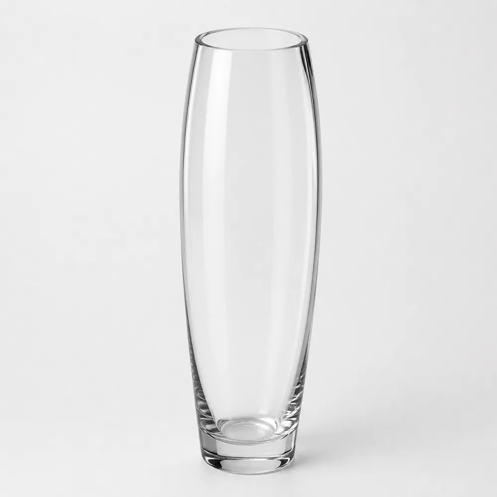 Floor Glass Vase for flower and home decor display - closure detail