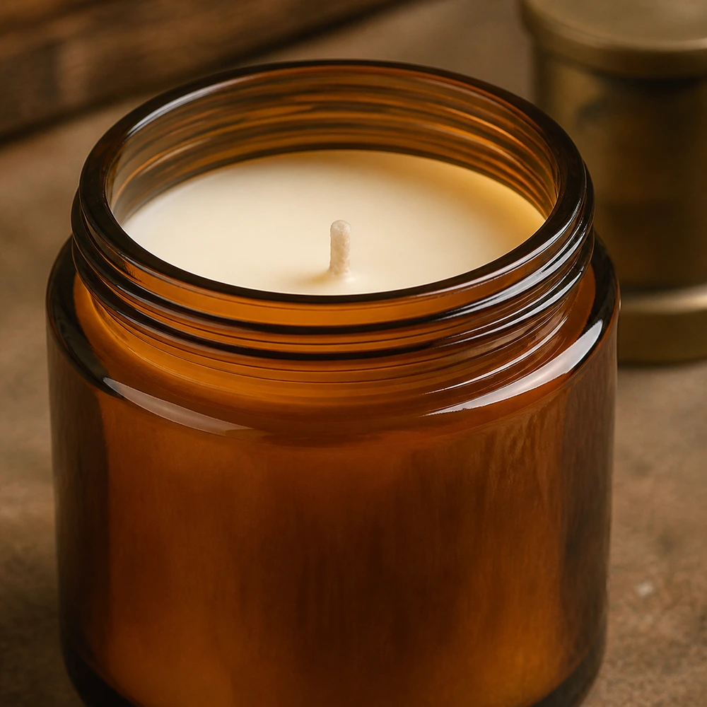 Apothecary Candle Jar for candle and home fragrance packaging - packing view