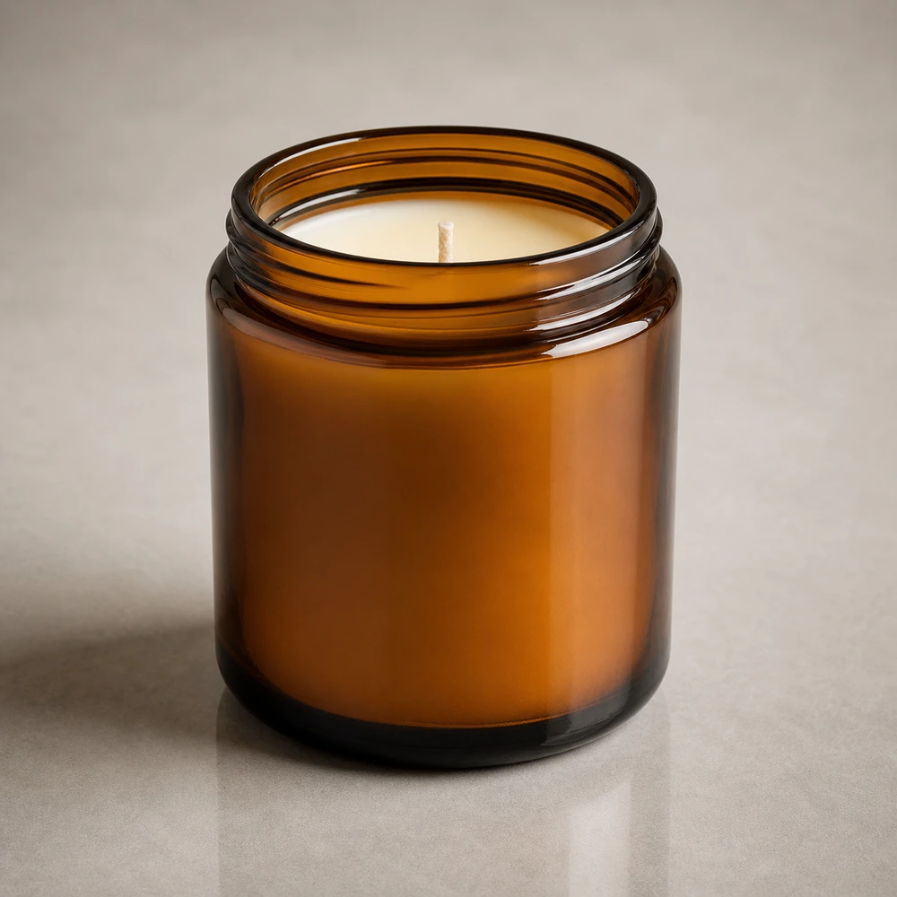 Apothecary Candle Jar for candle and home fragrance packaging - closure detail