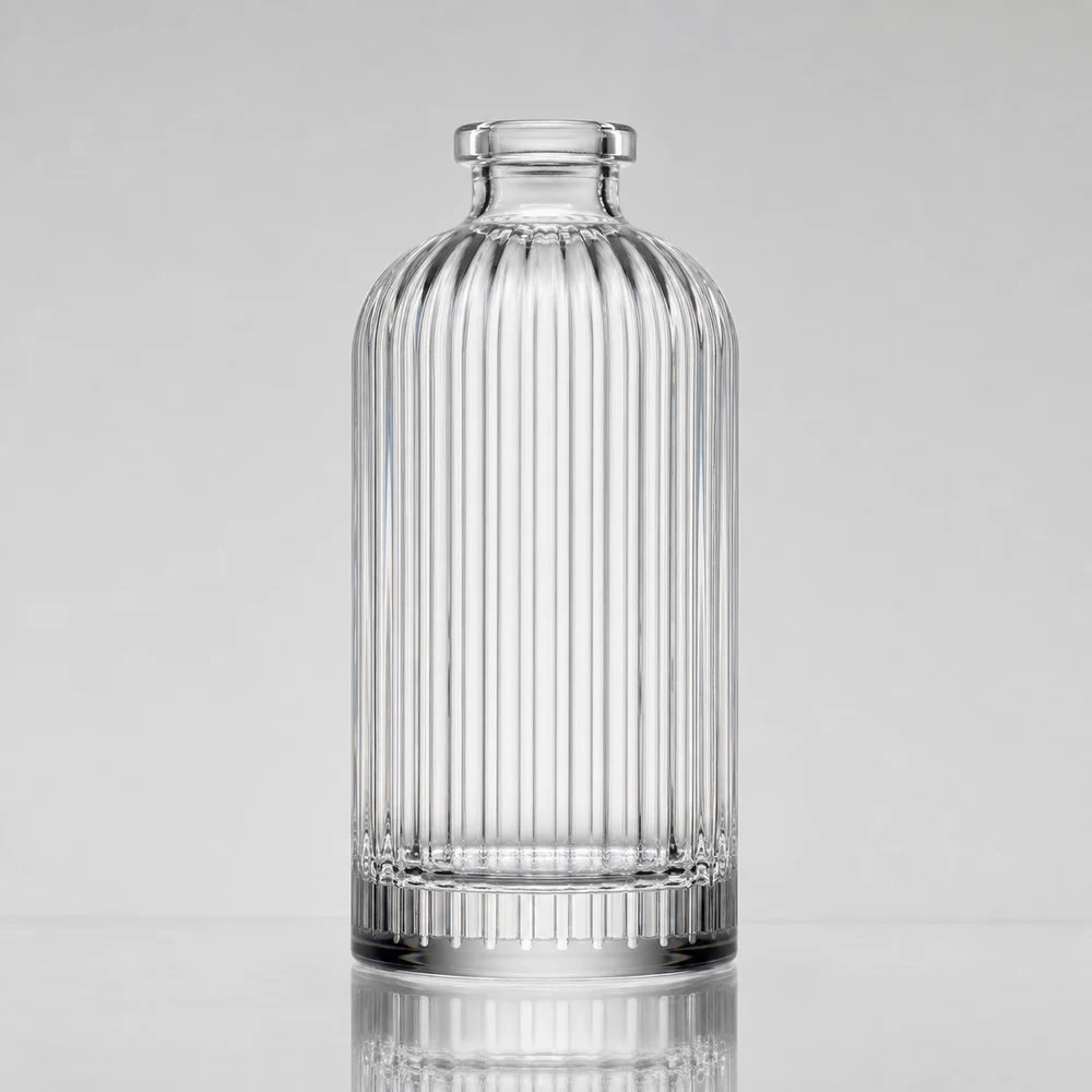 Fluted Reed Diffuser Bottle with cap and stopper - decoration view