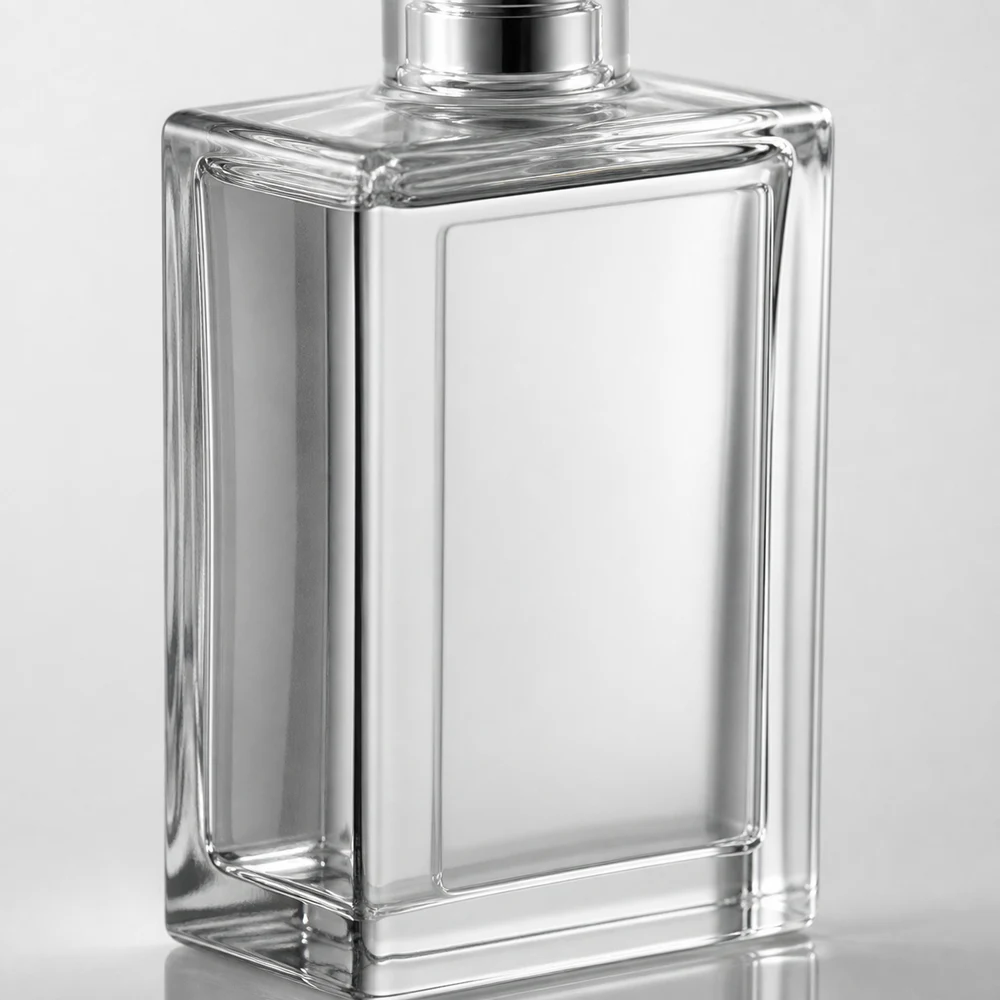 Rectangular Reed Diffuser Bottle with cap and stopper - packing view